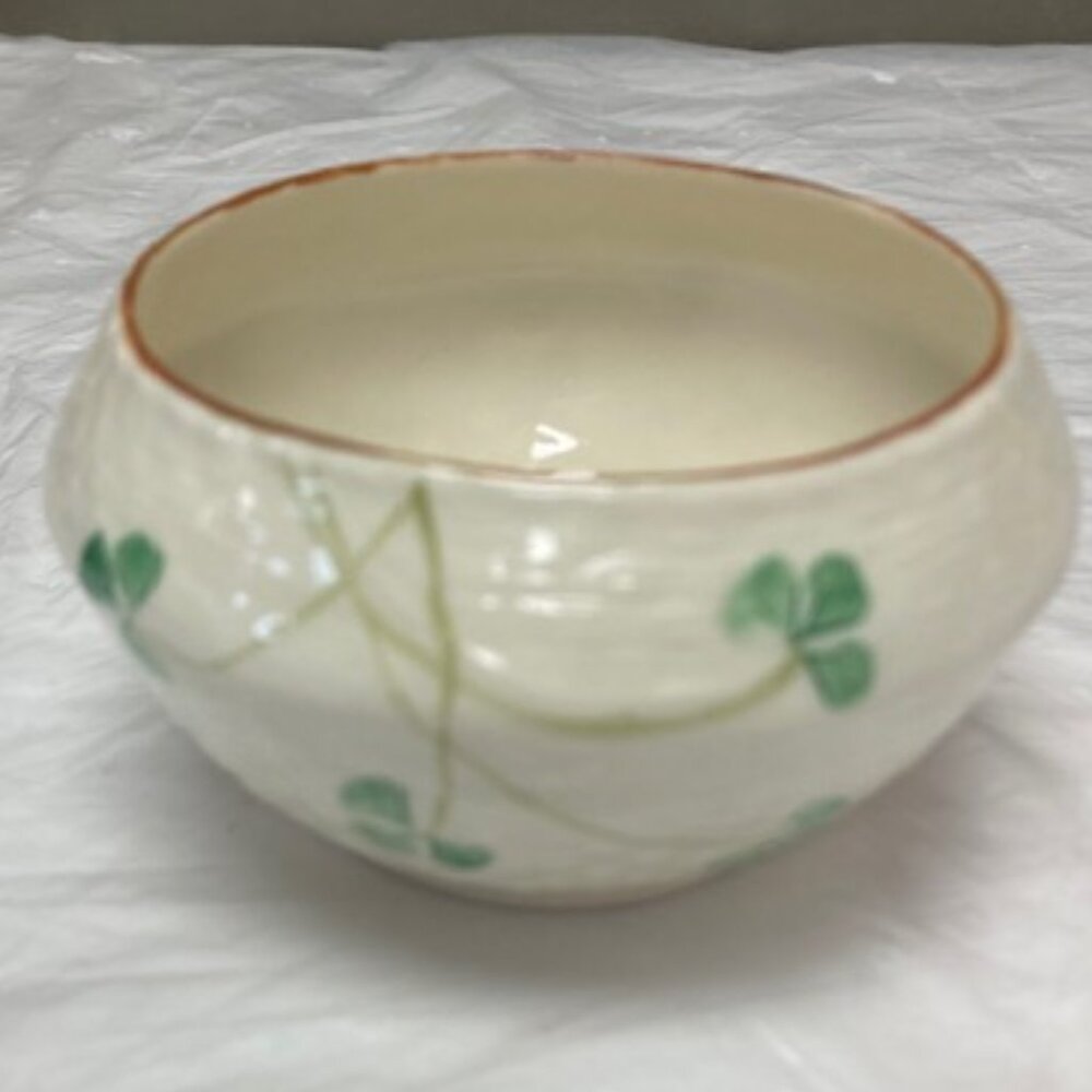 Belleek Toy Open Sugar Bowl